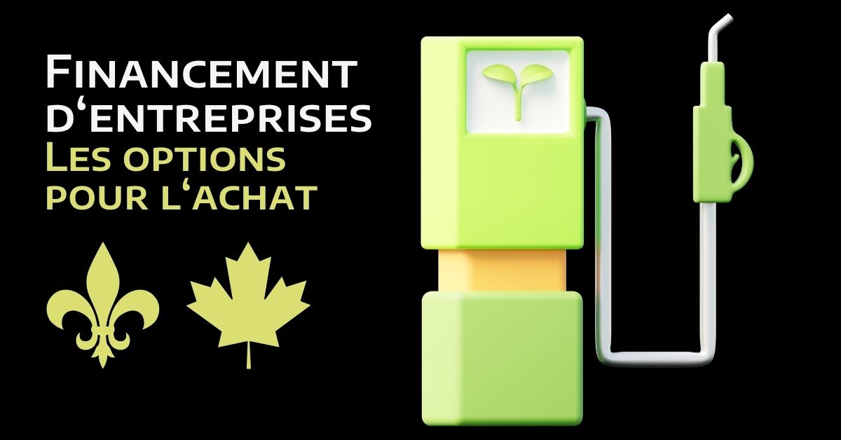 Les options de financement pour acheter une entreprise au Québec et au Canada