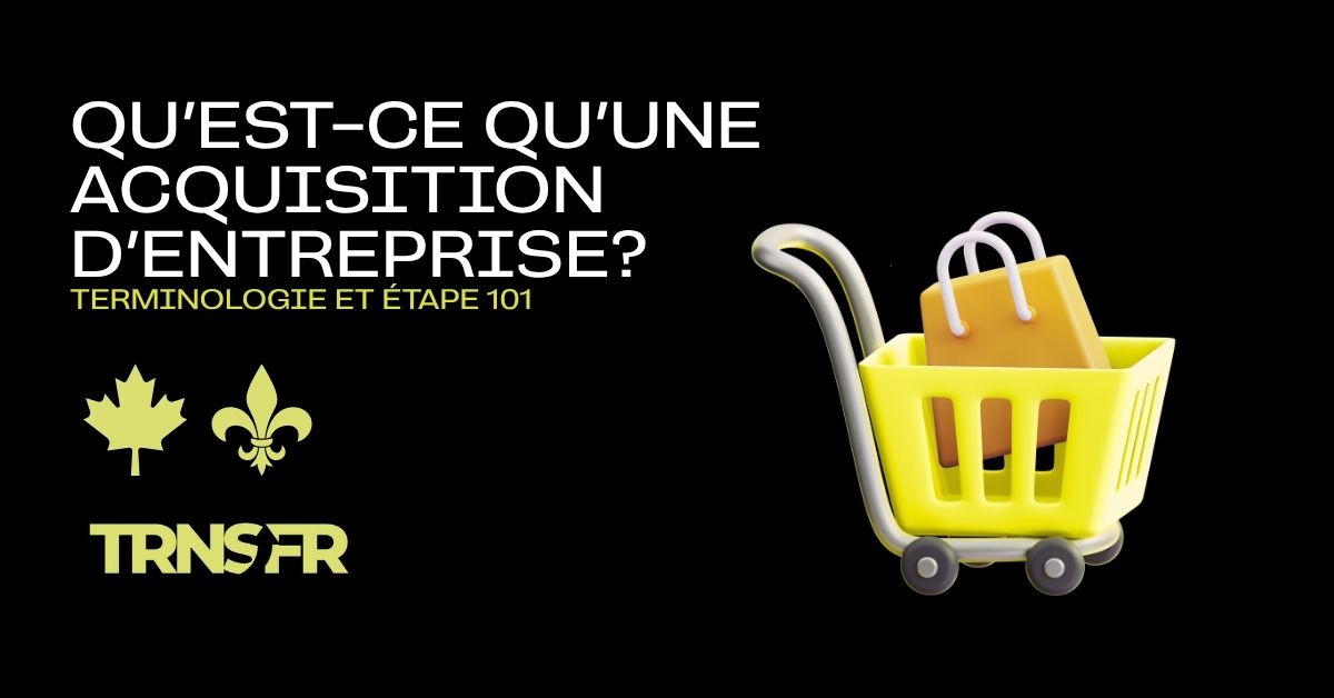 Qu’est-ce qu’une acquisition d’entreprise?